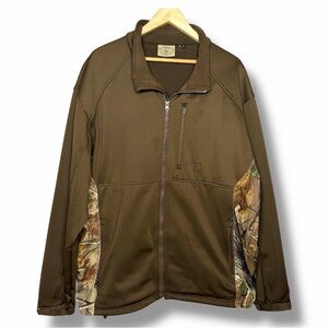 Tag Outdoor Clothing Fleece Camo Jacket Realtree Hunting Full Zip Mens XL